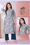 Munch Vol 4 By Pt Dicharg Barlin Bulk Kurti Wth Bottom Orders In India